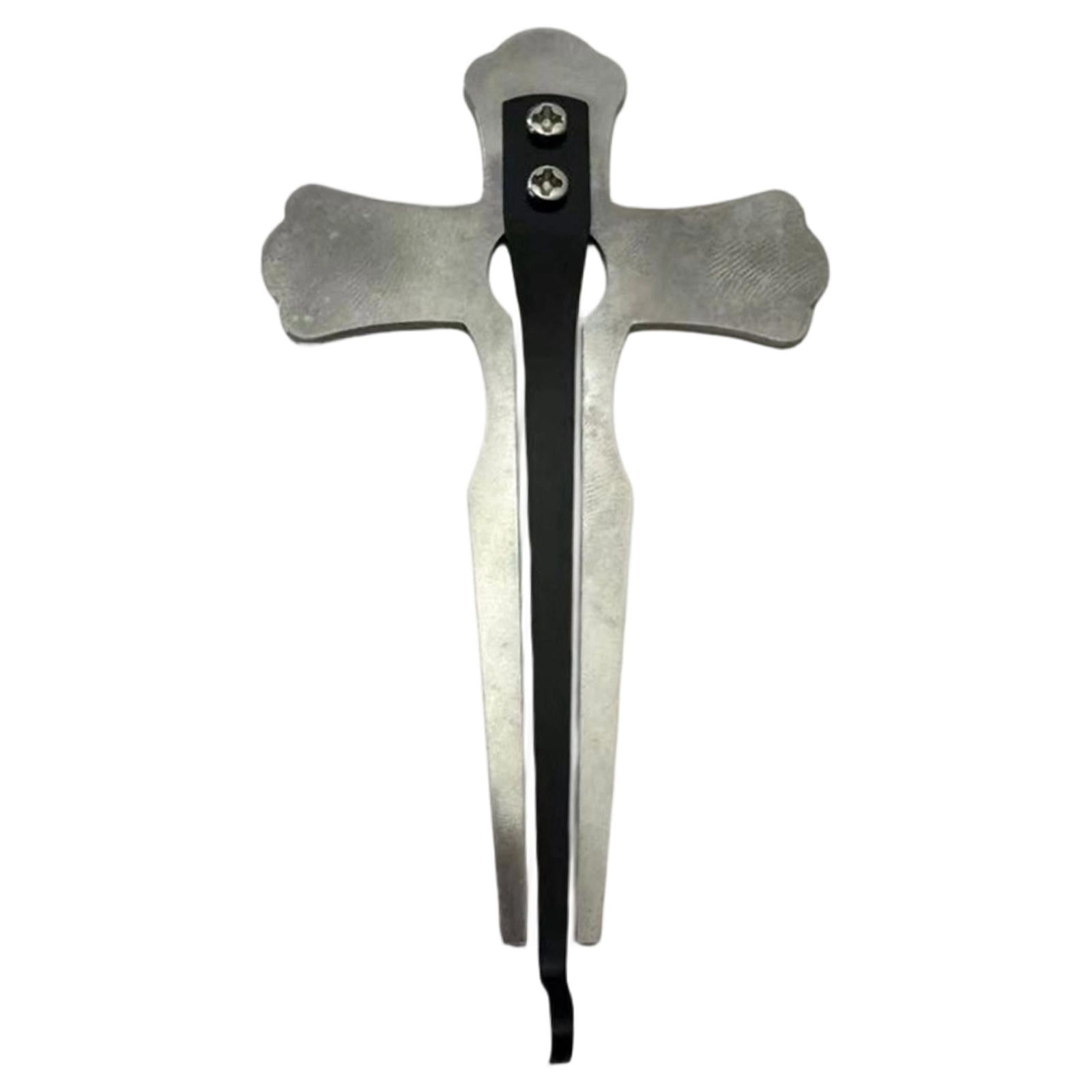 MERIGLARE Jaw Harp Folk Musical Instrument, with Crisp Sound Lightweight, Sturdy, Metal, Compact Traditional for Beginners Ethnic Mouth Cross Design
