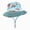 A18-Mint Green, variant on Ccpelsie Boys and Girls Sun Hat 2-12 Years Kids Casual Adjustable Bucket Hat Beach Fisherman Hats for Children Light Blue,XS