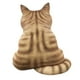 thumbnail image 5 of Lindo gato de peluche de peluche, adorno acolchado multifuncional para gato. Naranja 59cm, 5 of 9