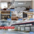 thumbnail image 4 of 120W Garage Lights,  Heads Foldable Trilright Garage Ceiling Lighting 6500K White LED Shop Light, Deformable LED Garage Ceiling Lighting Bulbs Workshop Light for Workbench, 4 of 7
