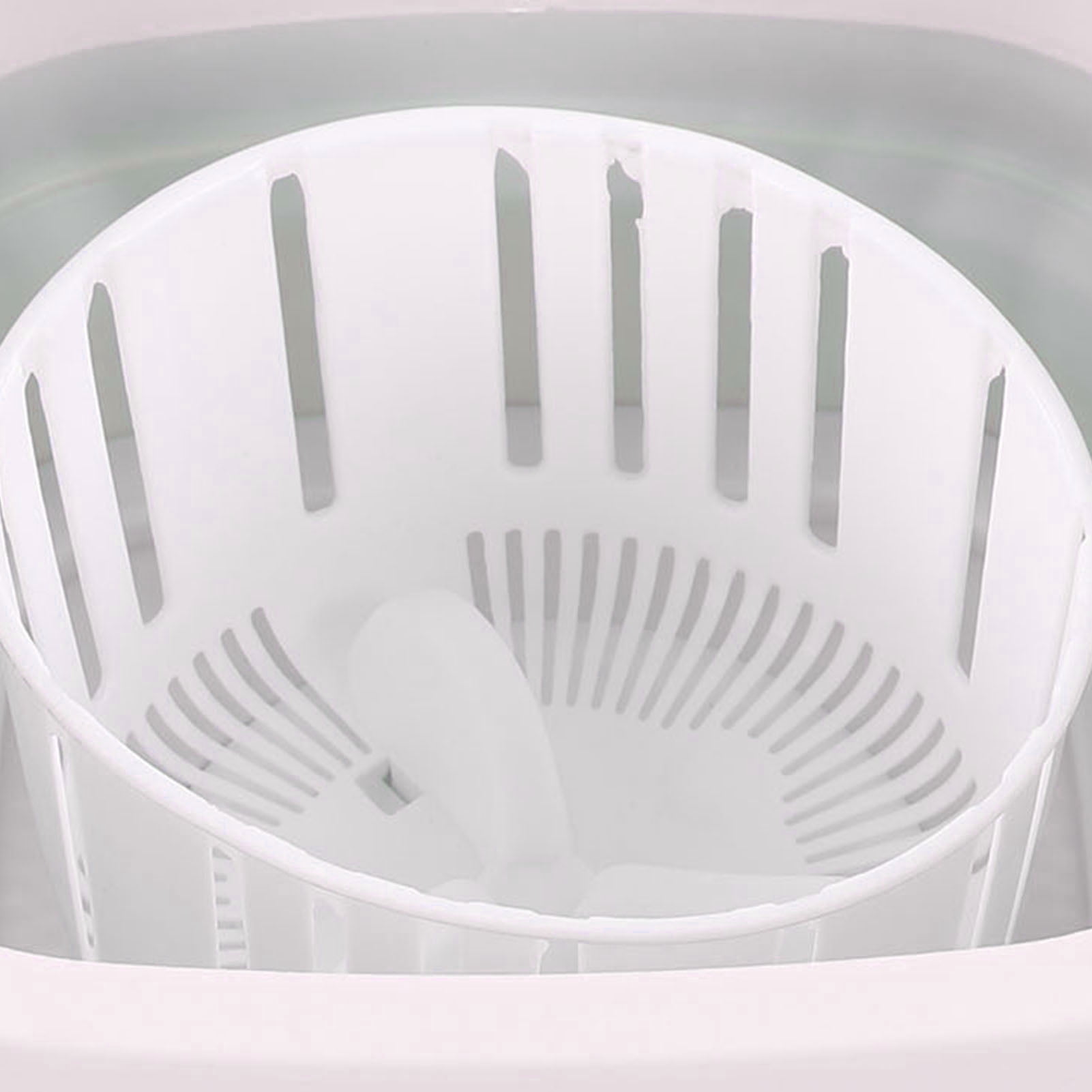 Nieyigj Mini Portable Bucket Washer 6L Foldable Automatic Washing Machine (1.58 Gallon / 6L) with LCD Panel Display for Dorms, RVs, and Travel