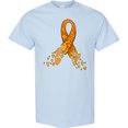 thumbnail image 3 of Inktastic Leukemia Awareness with Orange Ribbon Made of Hearts T-Shirt, 3 of 5