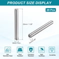 thumbnail image 2 of 20 Pcs M4-0.7 x 35mm Grub Screws, 304 Stainless Steel Cup Point Allen Head Screws Internal Hex Socket Drive, 2 of 6