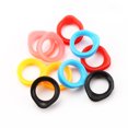thumbnail image 3 of FRCOLOR scissors finger ring 10pcs Color Silicone Finger Rings Hair Scissors Pet Scissors Finger Rings,0.98"X0.98"X0.2", 3 of 4