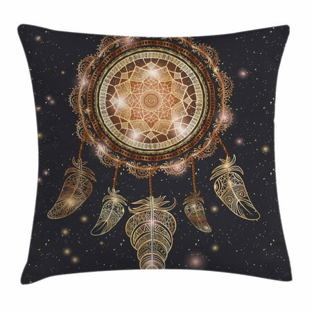 Gold Mandala Throw Pillow Cushion Cover Native American Talisman New Native American Decorative Pillows Gold Mandala Throw Pillow Cushion Cover Native American Talisman New Native American Decorative Pillows