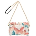 thumbnail image 2 of FORMRS Women Crossbody Purse with Chain Strap Vegan Leather Shoulder Handbag, Watercolor Butterflies, 2 of 7