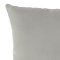 thumbnail image 2 of Jordan Manufacturing Sunbrella 18" x 18" Canvas Granite Grey Solid Square Outdoor Throw Pillow (2 Pack), 2 of 8