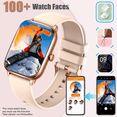 thumbnail image 6 of Cyberdyer KT65 Smart Watch for Men Women (Answer/Make Calls) 1.9”Large HD Screen Business Smart Watch Waterproof Fitness Tracker - Pink, 6 of 10