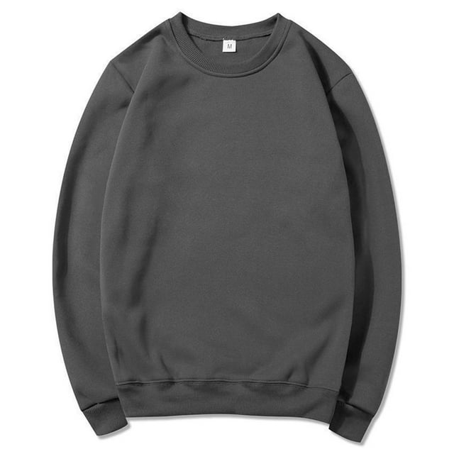 pstuiky camisas de manga larga para hombre, Suéter de cuello redondo y manga larga con estampado de cabeza de movimiento para hombre top de hombre m