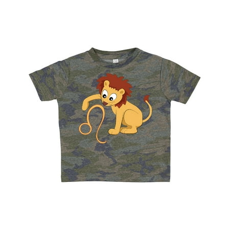 

Inktastic Cute Leo the Lion Zodiac Sign Gift Toddler Boy or Toddler Girl T-Shirt