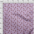 thumbnail image 2 of oneOone Organic Cotton Poplin Twill Fabric Leaves & Flower Floral Decor Fabric Printed BTY 42 Inch Wide, 2 of 4