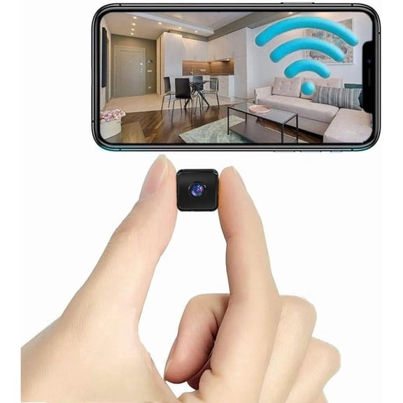 Mini Wireless Security Camera, HD 1080P Nanny Cam, Wide Angle, Night Vision, Home Indoor Outdoor Camer for Home Security