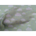 thumbnail image 4 of oneOone Cotton Cambric Fabric Raindrop & Clouds Nature Print Fabric by The Yard 56 Inch Wide, 4 of 4
