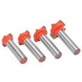 thumbnail image 1 of Woodworking Router Bits,4Pcs Woodworking Router Bits Shank Router Bit Router Bits Stylish and Modern, 1 of 14