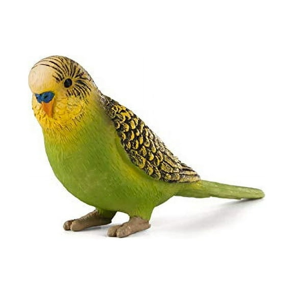MOJO Green Budgerigar (Australian Parakeet) Realistic International Wildlife Hand Painted Toy Figurine