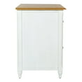 thumbnail image 2 of OSP Home Furnishings Medford File Cabinet withÂ&nbsp;white distressed faces with natural veneer tops, 2 of 6