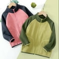 thumbnail image 3 of Teen Jacket Long Sleeve Girls Half Zip Pullover Winter Coat Girls Coats Size 13-14 Years, 3 of 7