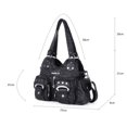 thumbnail image 4 of JM Bolso de mano para mujer, bolso grande multibolsillos de piel sintética suave, bolso mensajero para mujer, bolso de hombro, bolsos para mujer JM, 4 of 5