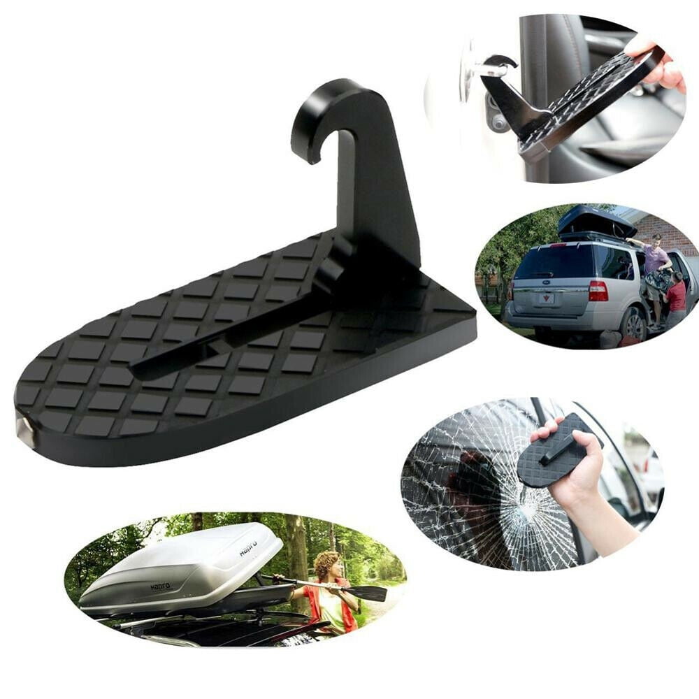 Car Door Step, MultiFunctional Foldable Car Door Foot Pedal with