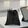 thumbnail image 4 of PTOOTP Bolsa para guardar auriculares, gran capacidad, para diademas, funda protectora impermeable para auriculares (negra), 4 of 7
