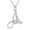 A, variant on YUEHAO Necklaces & Pendants Fashion Women Gift 26 English Letter Name Chain Pendant Necklaces Jewelry U