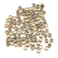 thumbnail image 1 of Cuentas de Alfabetos de Acrílico Sunnimix 100 Piezas Oro, 1 of 7