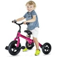 thumbnail image 3 of Wdmiya 3 in 1 Toddler Tricycles Toys for 2-5 Years Old Boy Girl, Foldable Tricycles for Toddler kids with Detachable Pedal, Baby Balance Bike Birthday Gifts, Pink, 3 of 11