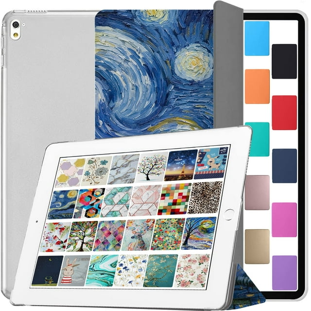 Étui pour iPad Pro 9,7 Pouces 2016 A1673 MLMP2LL/A MM172LL/A MLMN2LL/A MLMQ2LL/A A1674 A1675 MLMW2LL/A MLMX2LL/A MM192LL/A MLMV2LL/A MLN02LL/A MLMY2LL/A MLN12LL/A MM1A2LL/A MLPW2LL/A MLPY2LL/A - Nuit Étoilée