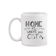 thumbnail image 1 of Home Is Where Your Cat Is Mug - Image by Shutterstock, 1 of 4