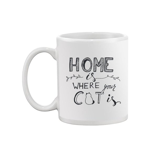 Home Is Where Your Cat Is Mug - Image by Shutterstock