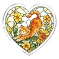 thumbnail image 2 of Rompecabezas de acrílico en forma de corazón con 94 piezas, decoración colgante para jardín y porche exterior, adorno transparente resistente a la intemperie, 19 cm., 2 of 9