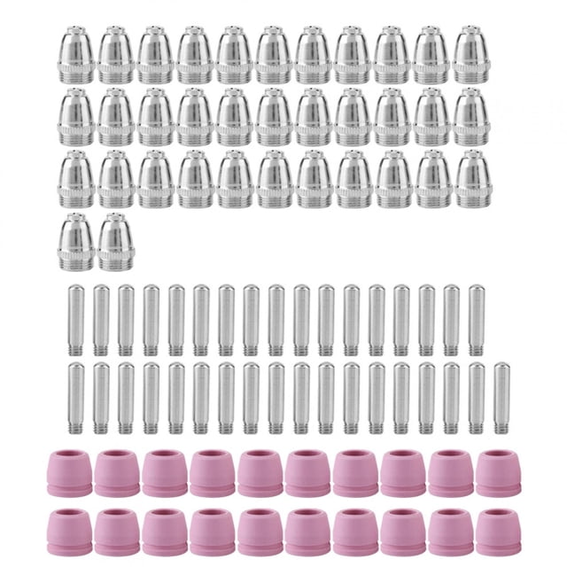 Kit de 90 consumibles para antorcha de corte de plasma, boquillas de electrodos y copas