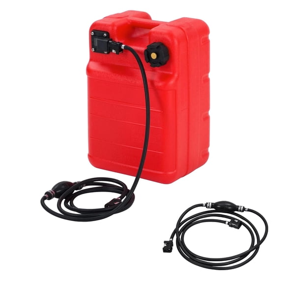 6 Gallon Marine Portable Tank, 24 L Marine Tank, Boat Marine Transfer Tank with Hose, I-Shaped Handle