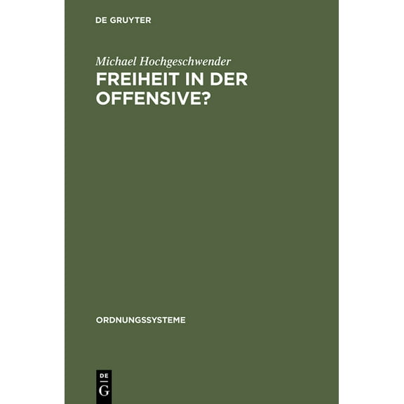 Ordnungssysteme Freiheit in der Offensive?, Book 1, (Hardcover)