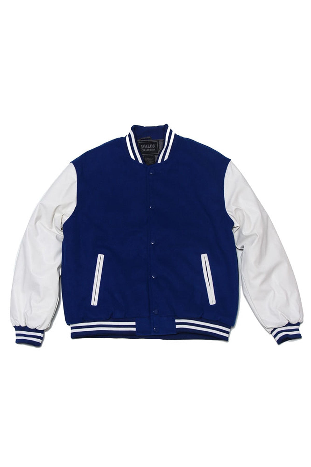 Blue & White Varsity Jacket, Blue & White Cotton Jacket