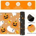thumbnail image 6 of Halloween Door Mat Cute Ghost Pumpkin Floor Front Door Welcome Mats Rug Rustic Yard Non Slip Doormat Porch Home Bathroom Decor Indoor Outdoor Decorations Orange 18 X 30 in, 6 of 6