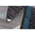 thumbnail image 4 of 4â€™ x 6â€™ Distressed Black and Gray Abstract Area Rug, 4 of 9