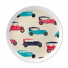 Colorful Classic Cars Cartoon Pattern Plate Decorative Porcelain Salver Tableware Dinner Dish