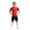 Red, variant on LPKRT Boys 2 Piece Matching Clothing Set Short Sleeve And Shorts Two Piece Sports Training Breathable Lightweight Outfits Sets Black 3XL