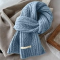 thumbnail image 5 of Scarf for Women Cold Weather Warm Shawl Wraps Fitness Neck Warmer Thermal Gift for Women Soft Womens Scarves Sky Blue, 5 of 7