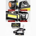 thumbnail image 4 of Uscallm Rechargeable Led Headlamp, Built-in Battery LED Headlamp, Rechargeable Headlight Outdoor Camping Hiking, Usb Charging Work Light Hands Free, Bright Waterproof Head Torch For Night Running, 4 of 9