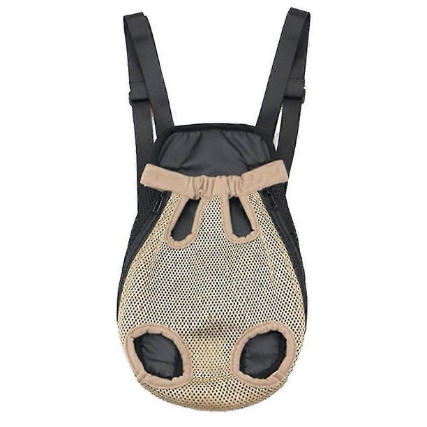 Mochila transportadora de mascotas ajustable con parte delantera para gatos, perros y patas, con cola hacia afuera, bolsa de viaje para el pecho