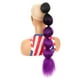thumbnail image 4 of Extensiones de cola de caballo rubias para mujer, extensión de cola de caballo extra larga, cola de caballo abullonada, estilo protector, cola de caballo envolvente con lazo para cosplay, uso diario,, 4 of 5