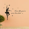 thumbnail image 2 of Home Decor Ballet Wall Sticker Sticker Decal Bedroom Vinyl Art Mural, 2 of 3