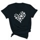 thumbnail image 3 of Fiudx Ofertas Flash Del Día Camiseta Informal de Manga Corta con Cuello Redondo y Estampado Informal a La Moda para Mujer, 3 of 3