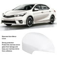 thumbnail image 3 of Mirror Cover, Rearview Door Mirror Cover Shockproof Exterior Side Wing Mirror Cap White for Vehicle with Turn Signal Light, 3 of 7
