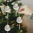thumbnail image 4 of 4 Pc Christmas Ball Bauble Ornament Sweet Candy Christmas Indoor Outdoor Hanging Decoration Holiday Party Wedding Halloween Thanksgiving Valentine's Day Decor, 4 of 7