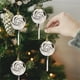 thumbnail image 4 of Adornos de piruleta para árbol de Navidad - colgantes en forma de caramelo en pack de 4 • Decoraciones de plástico para Navidad • Accesorios para árbol festivo de 5,5 pulgadas, 4 of 7