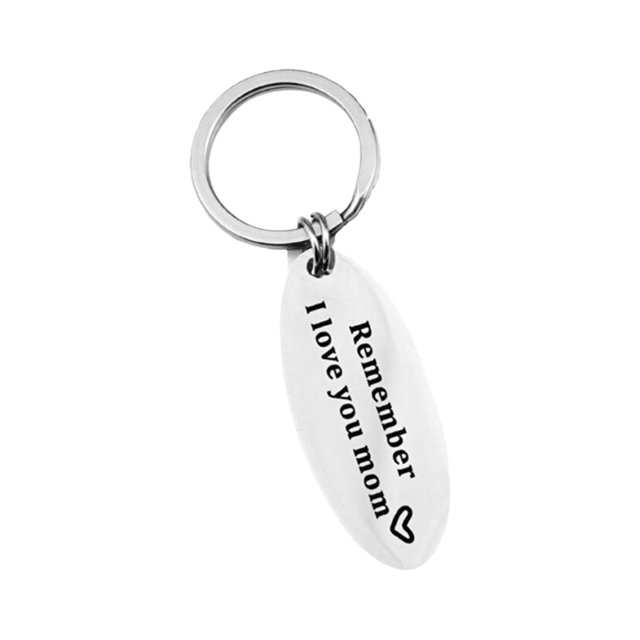 HOARBOEG Keychains for Men and Women Lettrage Porte-Clés Rappeler Je t'Aime Cadeau de Fête des Mères