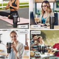 thumbnail image 5 of 1pc dad 40oz Tumbler with Straw & Handle - Insulated Stainless Steel Cup | Holiday Gift for Man Women (Christmas, Valentine's, Birthday), 5 of 5